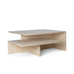 Ferm Living - Couchtisch Grande Duo Distinct Travertine