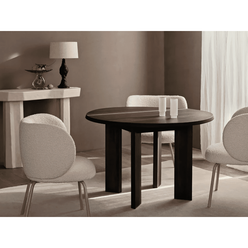 Ferm Living - Esstisch Tarn dark stained 115