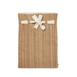 Ferm Living - Geschenksack Vari Quilted Velvet tan