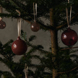 Ferm Living - Glass Ornaments Roseate Opaque Set of 3 M