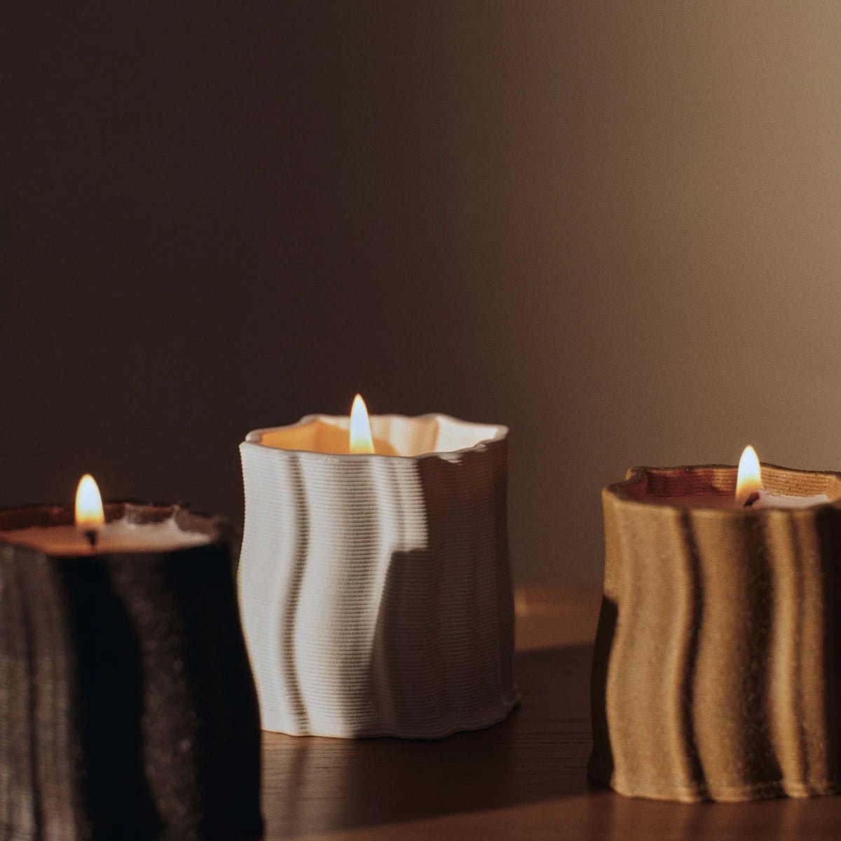 Ferm Living - Kerze Rylith dark brown

