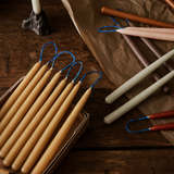 Ferm Living - Kerzen Dipped brown 8er Set