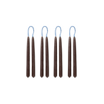 Ferm Living - Kerzen Dipped brown 8er Set
