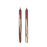 Ferm Living - Dryp Candles Dark Chocolate Set of 2