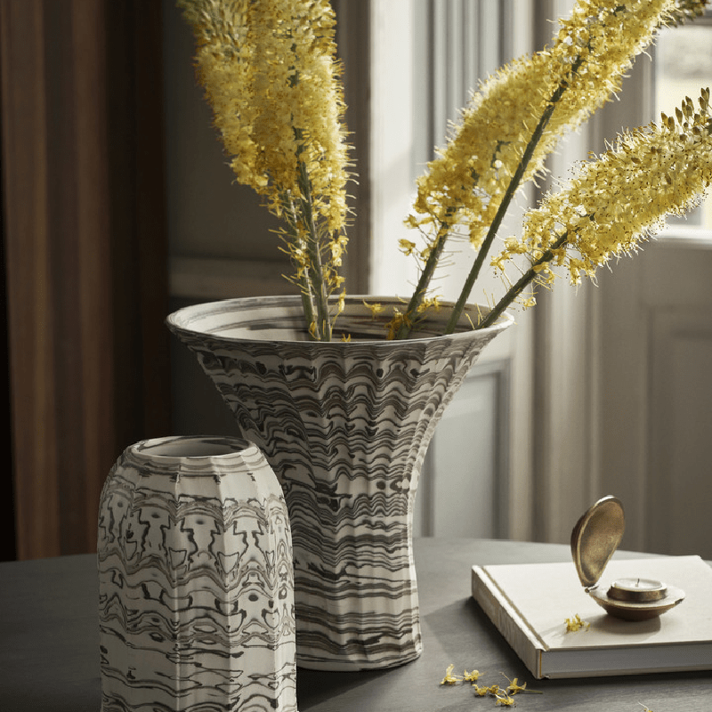 Ferm Living - Kerzenhalter Clam Brass