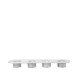 Ferm Living - Kerzenhalter Soothe Aluminium 4er