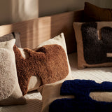 Ferm Living - Kissen Lay Rectangular sand/sugar kelp