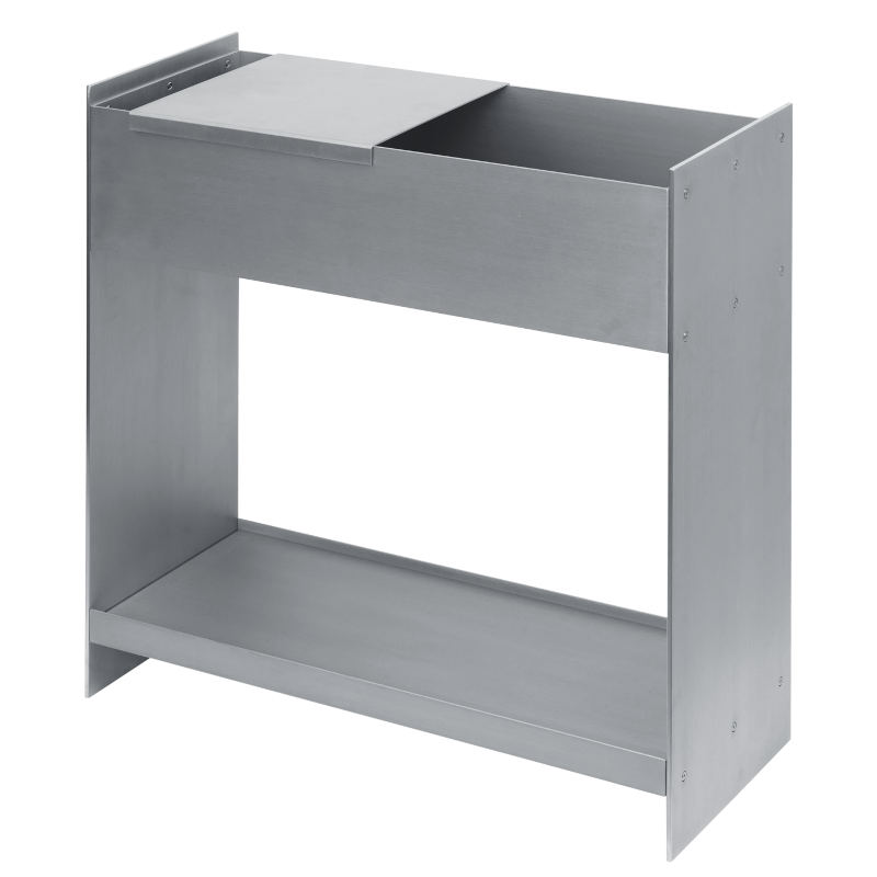 Ferm Living - Lager Plant Box w. Shelf Aluminium