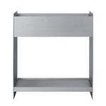 Ferm Living - Lager Plant Box w. Shelf Aluminium