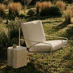 Ferm Living - Lounge Chair Desert 1er Pure Bouclé Cashmere/Off White
