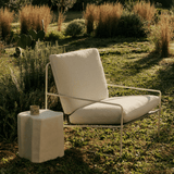 Ferm Living - Lounge Chair Desert 1er Pure Bouclé Cashmere/Off White