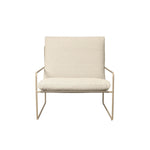 Ferm Living - Lounge Chair Desert 1er Pure Bouclé Cashmere/Off White