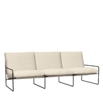 Ferm Living - Lounge Desert 3er Pure Bouclé Black/Off White