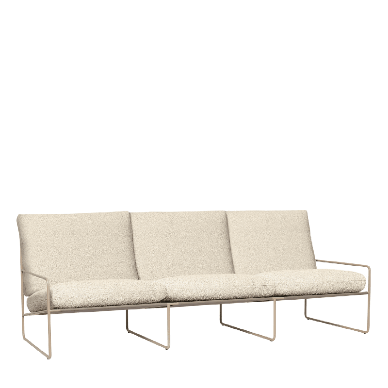 Ferm Living - Lounge Desert 3er Pure Bouclé Cashmere/Off White