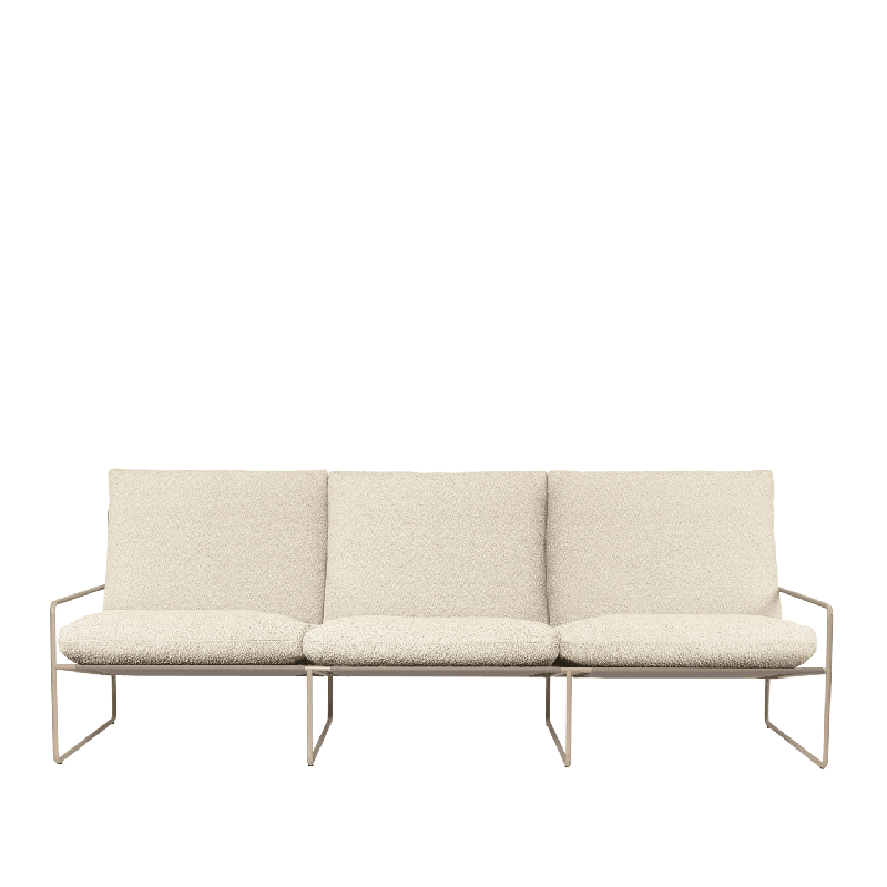 Ferm Living - Lounge Desert 3er Pure Bouclé Cashmere/Off White