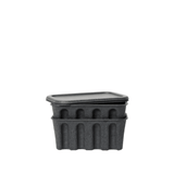 Ferm Living - Paper Pulp Boxen charcoal S 2er Set

