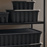 Ferm Living - Paper Pulp Boxen charcoal XL

