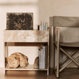 Ferm Living - Plant Box Stone mit Shelf Sand