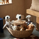 Ferm Living - Puppe Panda natural