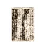 Ferm Living - Teppich Kami knotted off white/coffee