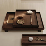 Ferm Living - Tray Bon Wooden smoked Oak XS

