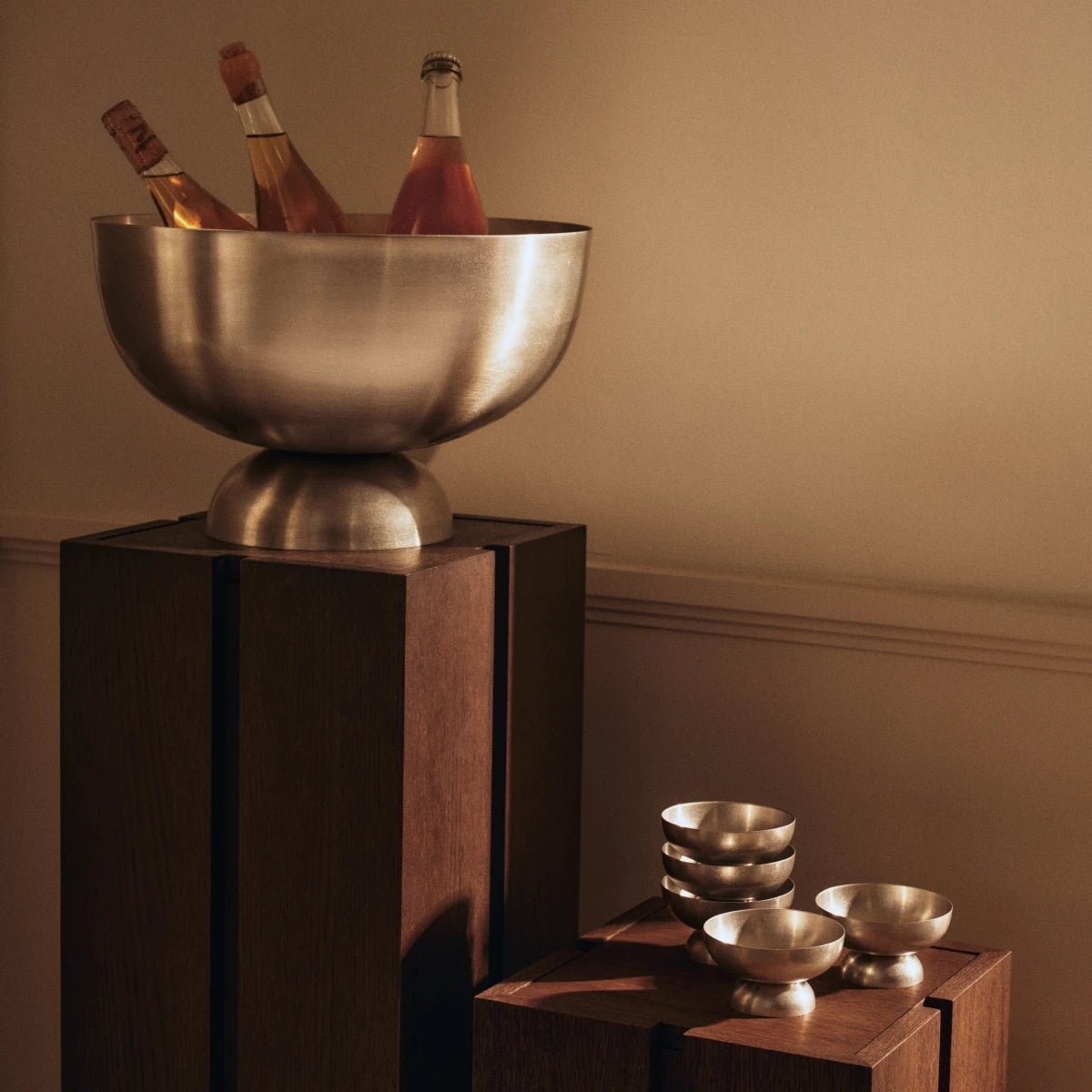 Ferm Living - Tumbled Ice Cream Cup Stainless steel

