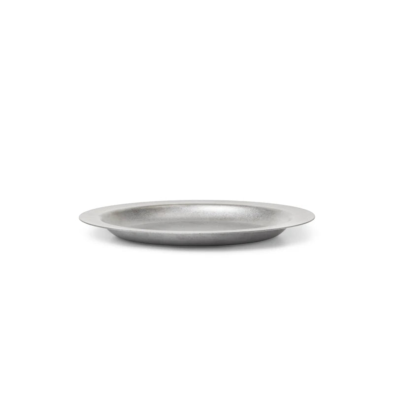 Ferm Living - Tumbled Teller Stainless Steel