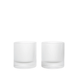 Ferm Living - Ripple Clear Glass Tumbler Set of 2