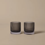 Ferm Living - Ripple smoked grey tumbler set of 2