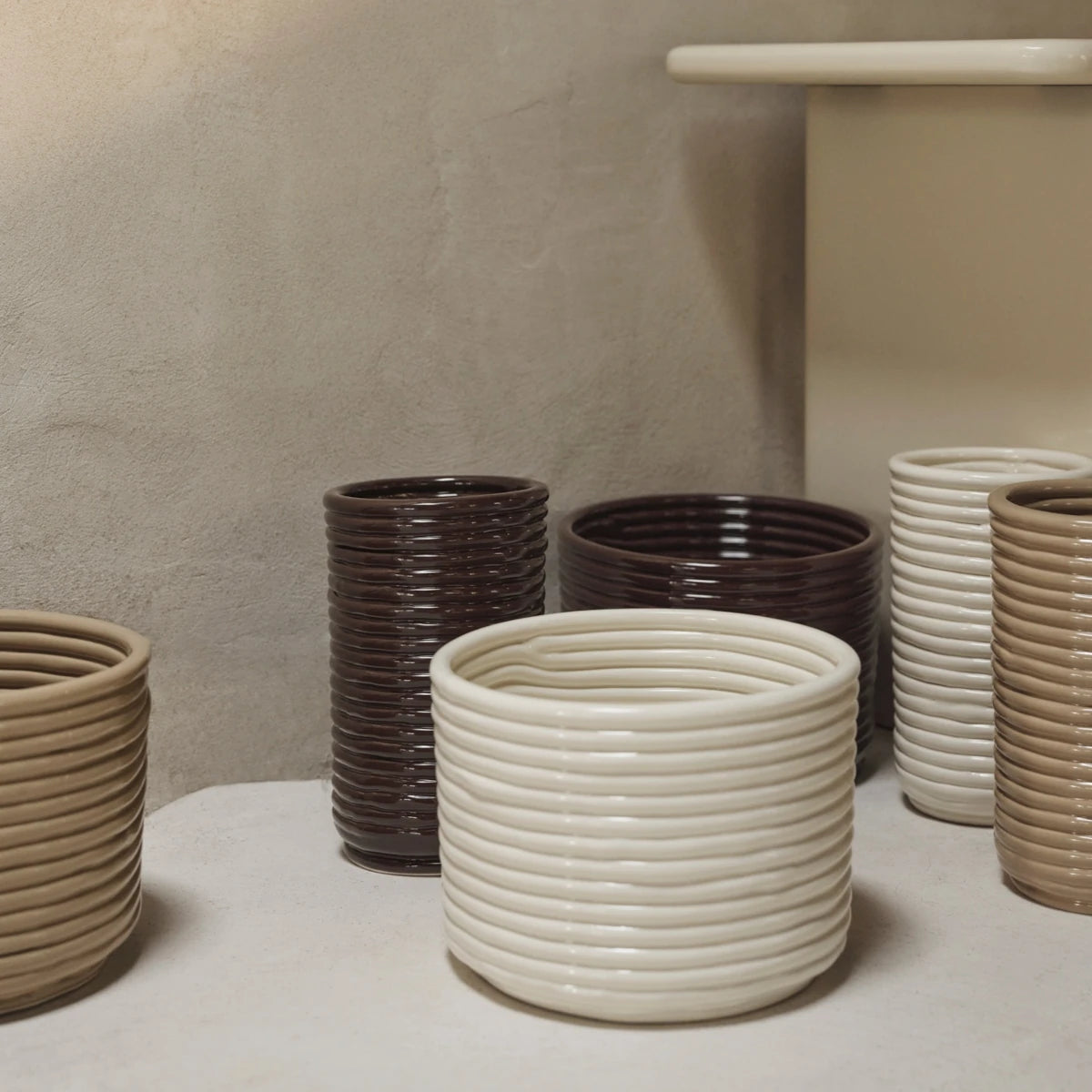 Ferm Living - Übertopf Corduroy