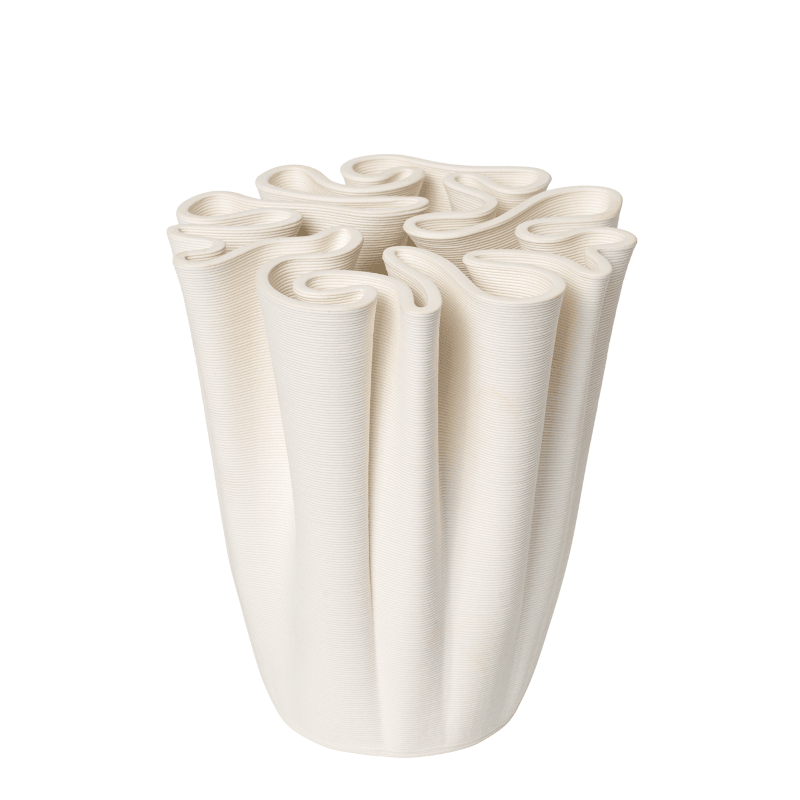 Ferm Living - Vase Dedali H18 Off White