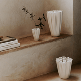 Ferm Living - Vase Dedali H18 Off White