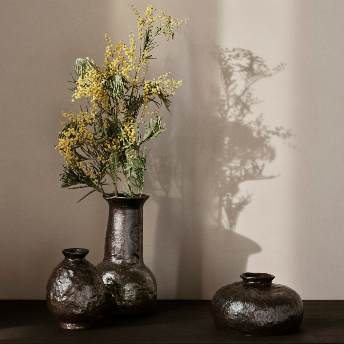 Ferm Living Vase Doro Coffee H11

