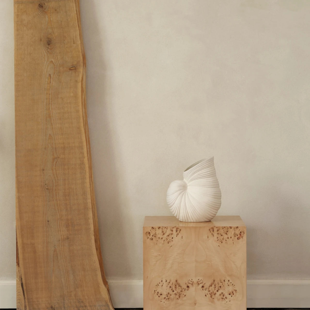 Ferm Living - Vase Shell off white