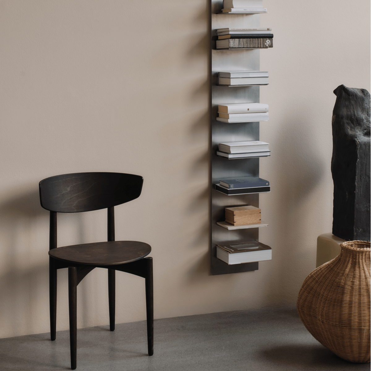 Ferm Living - Wandregal Lager tall Stainless Steel