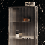 Ferm Living - Wandschrank Haze Stainless Steel S
