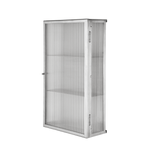 Ferm Living - Wandschrank Haze Stainless Steel S