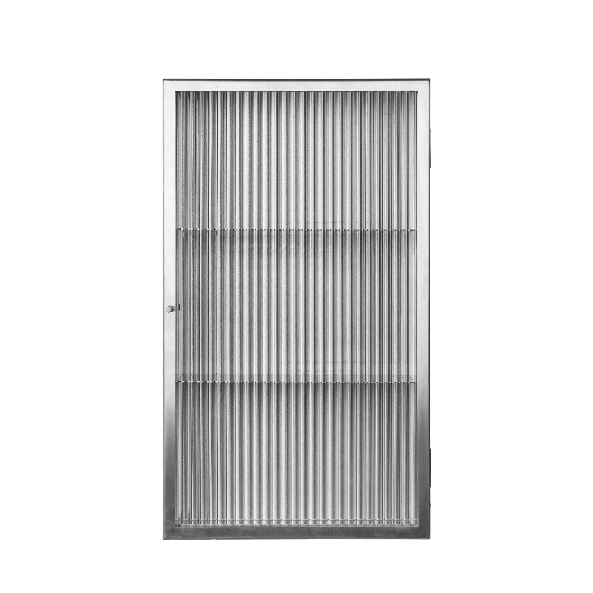 Ferm Living - Wandschrank Haze Stainless Steel S