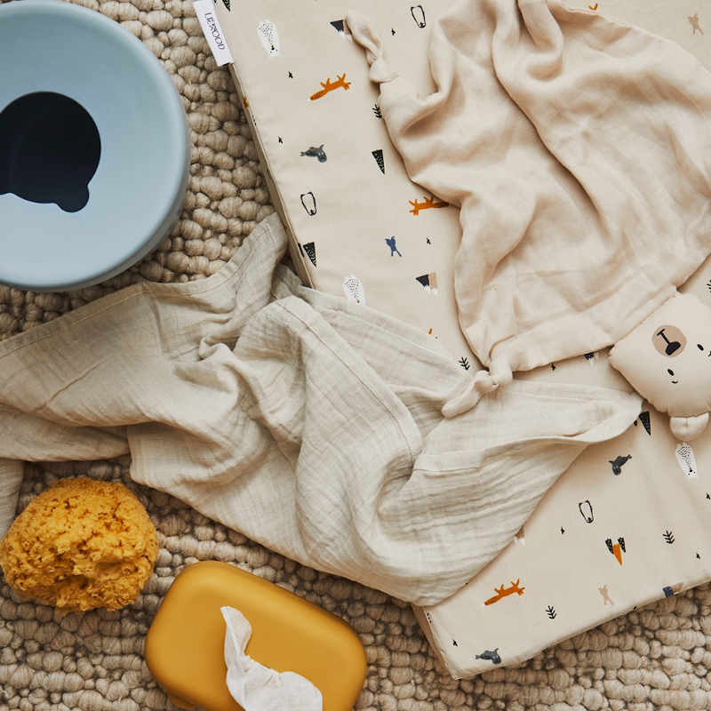 Feuchttuchbox - Emi mustard von Liewood