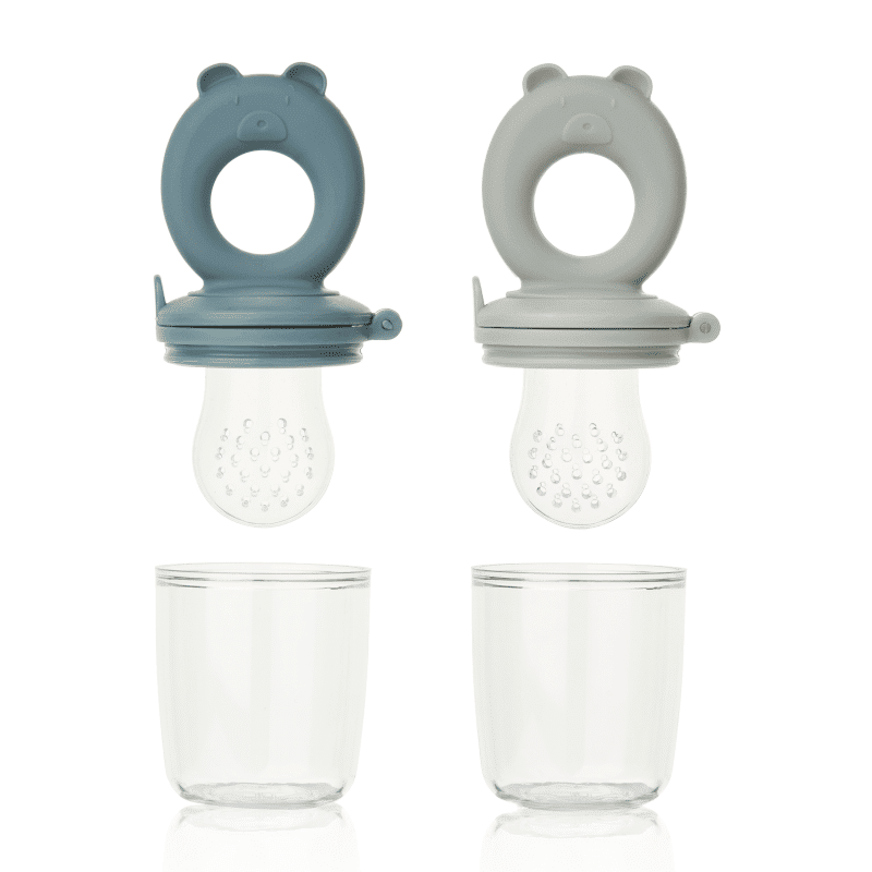 Food Feeder – Miranda whale blue_dove blue 2er Set von Liewood