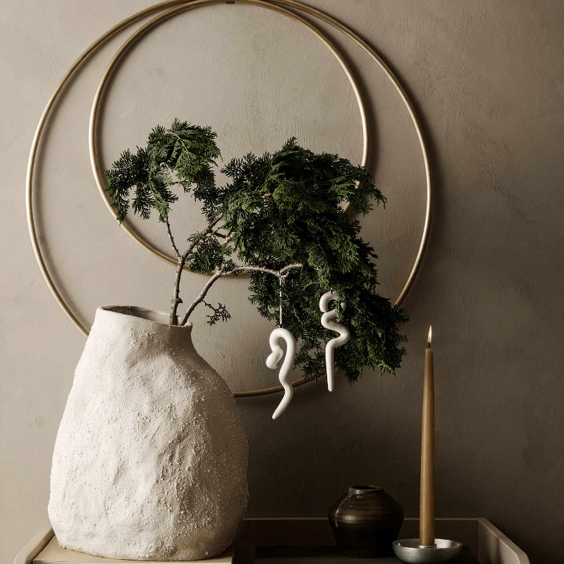 Frame - Deco Ring brass L von Ferm Living
