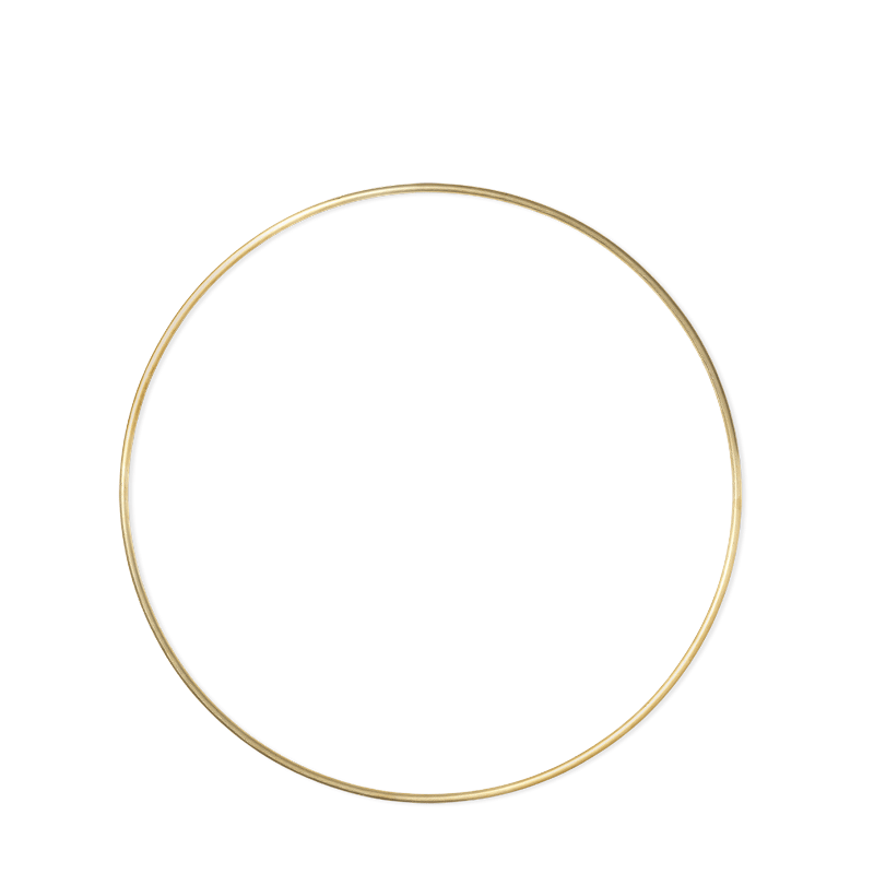 Frame - Deco Ring brass L von Ferm Living