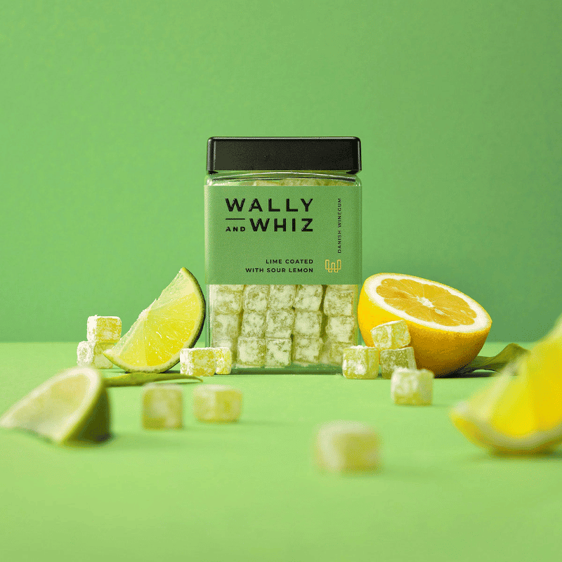 Fruchtgummis – Cube L Limette/saure Zitrone von Wally & Whiz