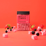 Fruchtgummis – Cube L schwarze Johannisbeere/Erdbeere von Wally & Whiz