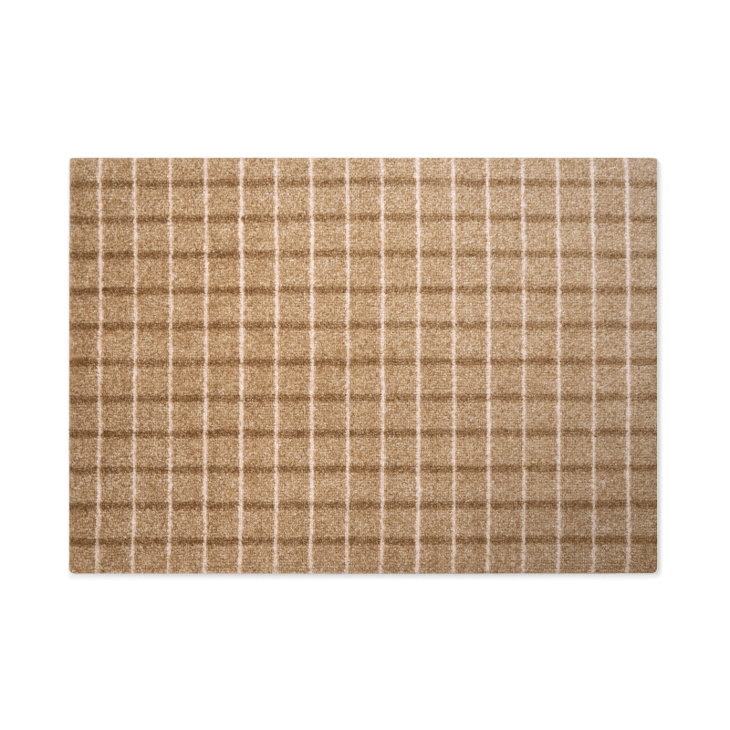 Fussmatte - Grid chocolate strawberry von Heymat