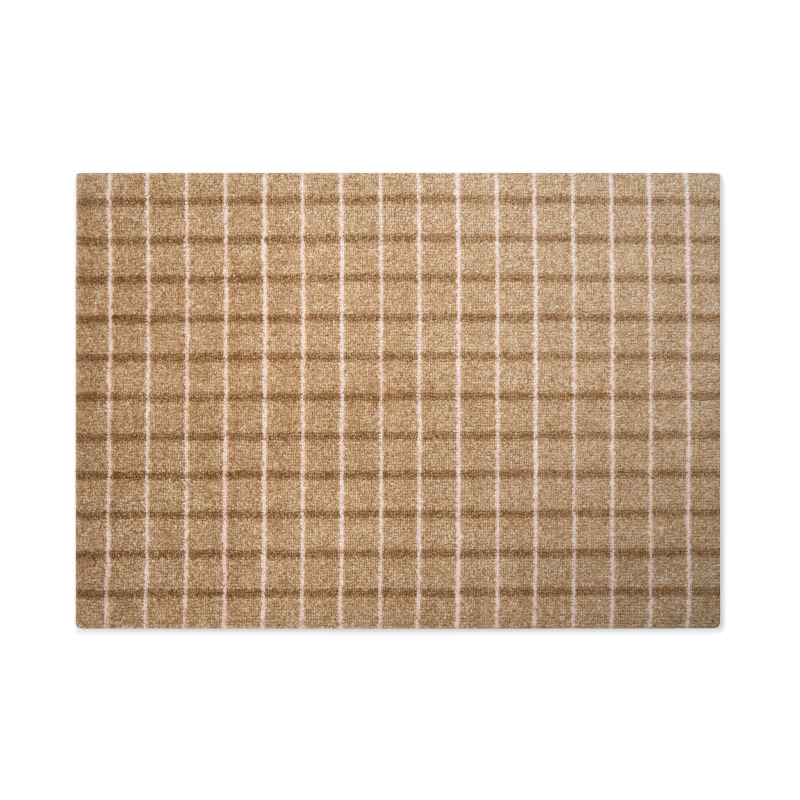 Fussmatte - Grid chocolate strawberry von Heymat