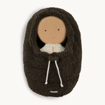 Fusssack - GOMMU Footmuff Sherpa choco von we are Gommu