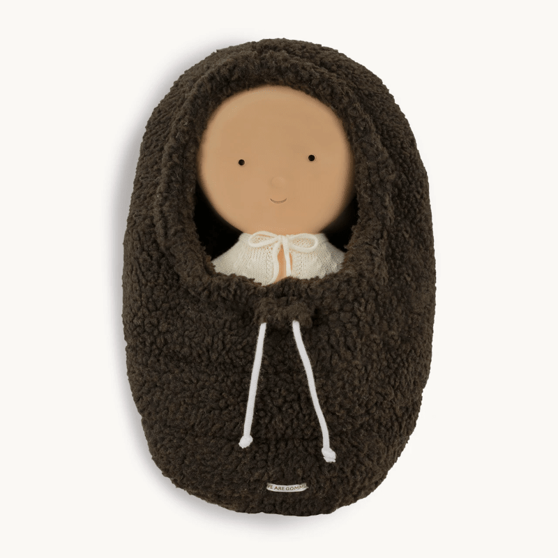 Fusssack - GOMMU Footmuff Sherpa choco von we are Gommu