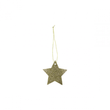 Geschenkanhänger - Star gold glitter von House Doctor