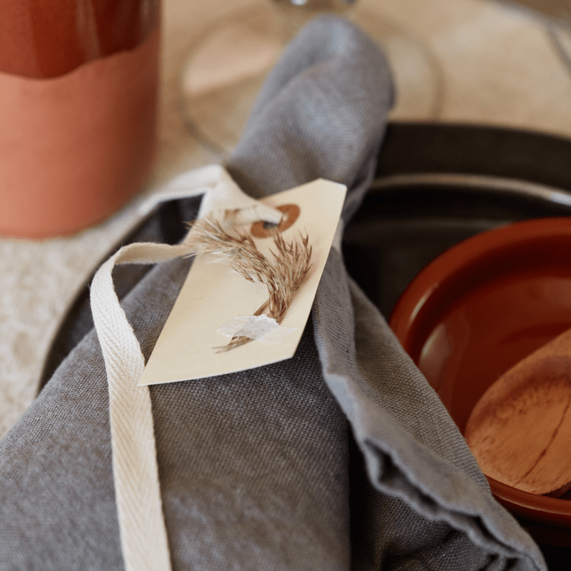 Geschenkband - Baumwolle ash kit von IB Laursen